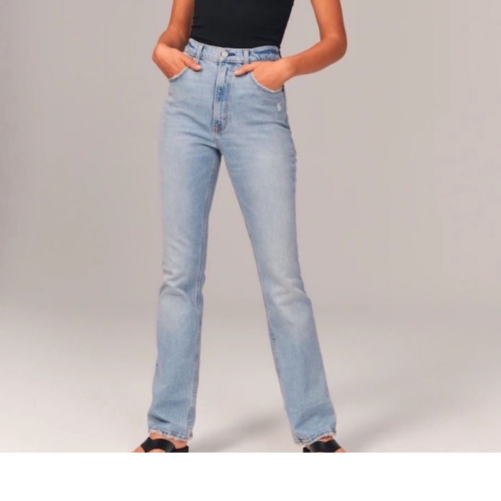 Abercrombie The 70s Vintage Flare Ultra High Rise